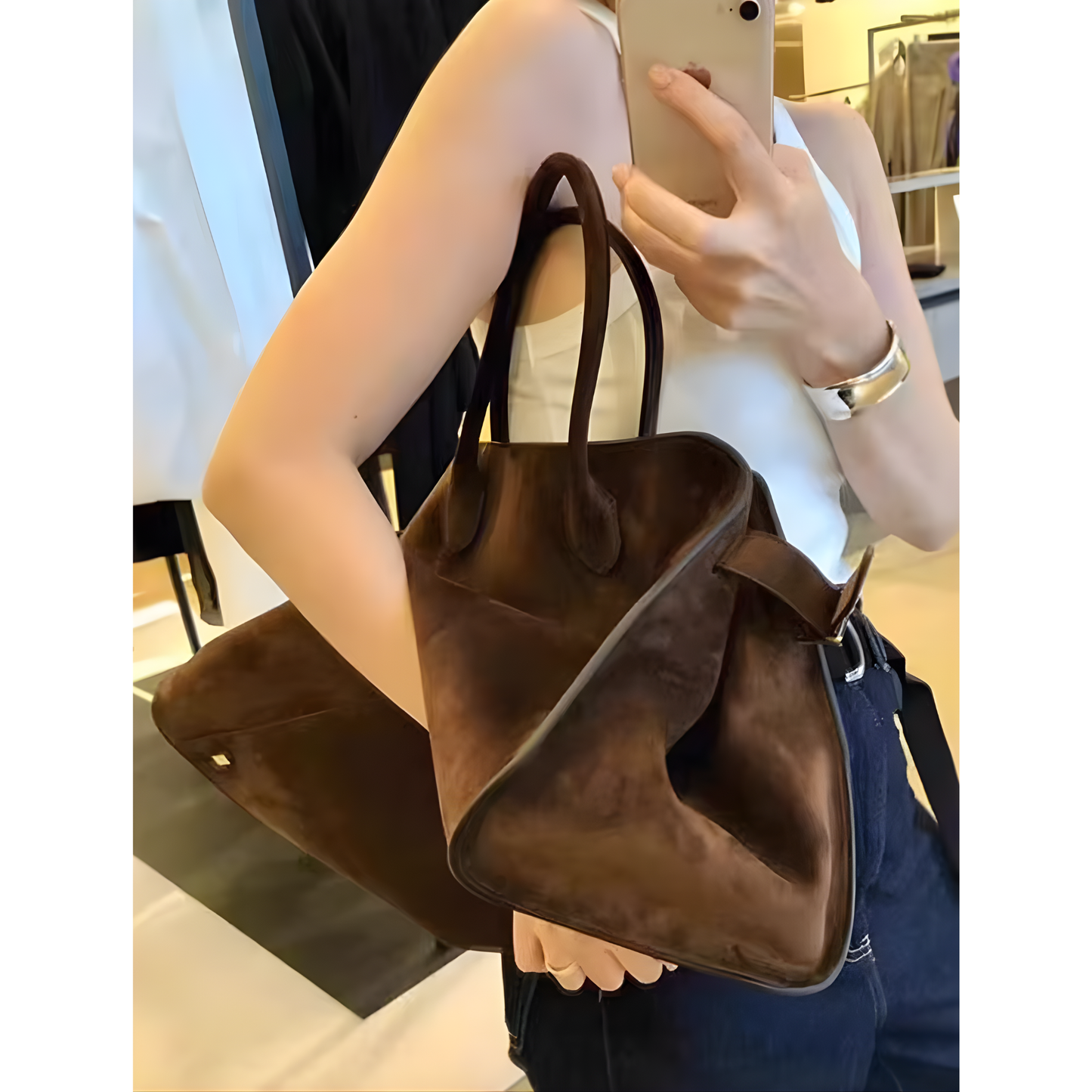 Bolso de hombro clásico